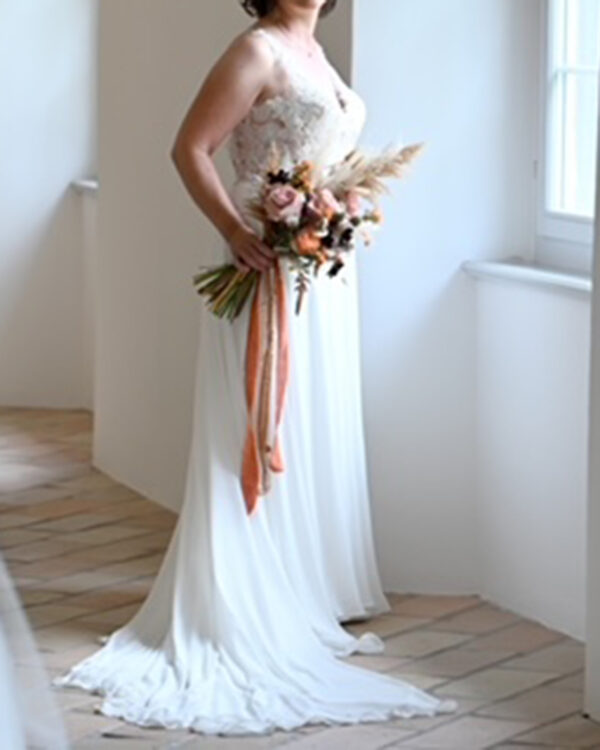 Brautkleid, fliessend, Hochzeitskleid