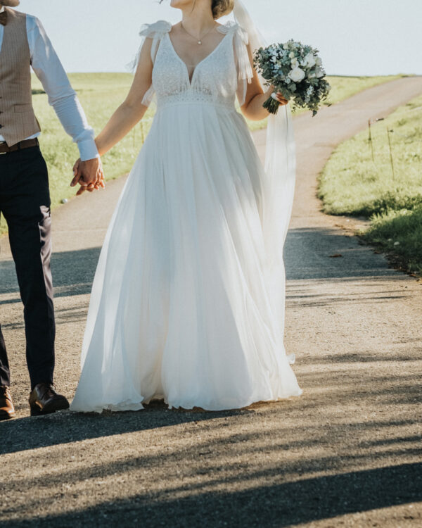 luftig leichtes Brautkleid von Rosa Clara Gaja