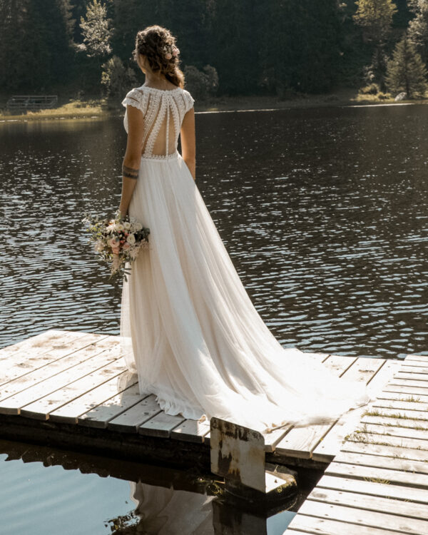 romantisches Brautkleid Secondhand bei monarosa