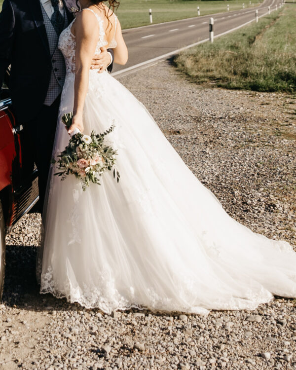 romanisches Brautkleid